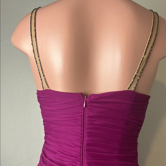 ADRIANNA  PAPELL EMBELLISHED STRAPLESS SEXY DRESS SIZE 4 NEW Without Tags - Picture 9 of 13